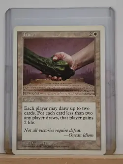 Truce [5th Edition] MTG Core Set English Regular NM *Actual Pictures - Image 1