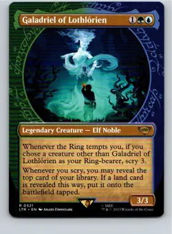 Magic the Gathering Galadriel of Lothlorien Showcase The Lord of the Rings MTG - Image 1