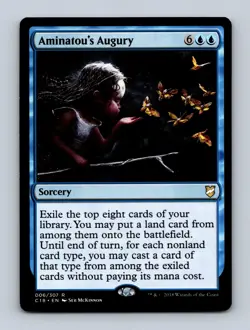 Aminatou's Augury Commander 2018 Non-Foil MTG NM - Image 1