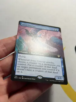 MTG Aven Courier NCC 123 R NM Regular Extended Art - Image 4