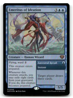 Emeritus of Ideation 45 Secrets of Strixhaven Foil NM/M MTG - Image 1