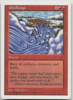 Jokulhaups Rare Fifth Edition Magic: The Gathering Lightly Played - Image 1