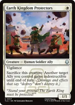 Earth Kingdom Protectors U Avatar: The Last Airbender 17 NM FOIL - Image 1