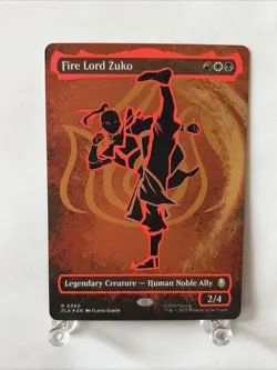 Fire Lord Zuko (Borderless) (Neon Ink Foil) Avatar: The Last Airbender Foil - Image 2