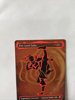 Fire Lord Zuko (Borderless) (Neon Ink Foil) Avatar: The Last Airbender Foil - Image 4