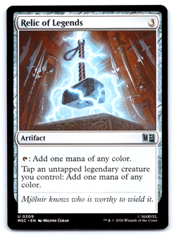 Relic of Legends - Marvel Super Heroes - MTG - Image 1