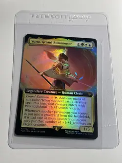 Yuna, Grand Summoner (Extended Art) Foil Commander MTG Final Fantasy NM - Image 1