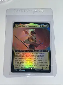 Yuna, Grand Summoner (Extended Art) Foil Commander MTG Final Fantasy NM - Image 3