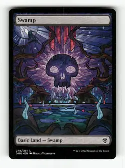 Swamp (Showcase) 279 NM NF Land MTG Dominaria United 2022 Standard Legal - Image 1