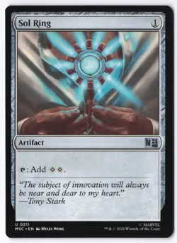 Sol Ring 211 Commander: Marvel Super Heroes - Image 1