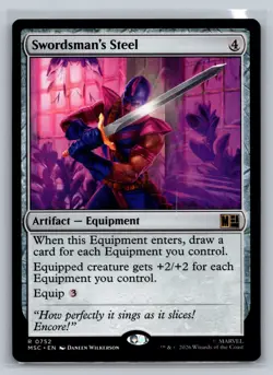 Commander: Marvel Super Heroes Swordsman's Steel 752 - Image 1