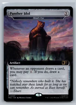 Commander: Marvel Super Heroes Panther Idol - Mind's Eye (Extended Art) 447 - Image 1