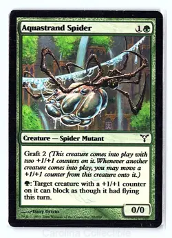 Aquastrand Spider (Error, Double Printed) LP Dissension 80 Magic: The Gathering - Image 1