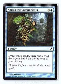 Amass the Components (Error, Crimped) NM Avacyn Restored 43 Magic: The Gathering - Image 1