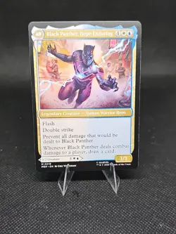 King T'Challa MINT 219 Marvel Super Heroes MSH MTG Mythic Unplayed Regular M/NM - Image 2
