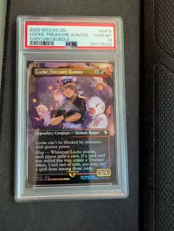 2025 MTG FINAL FANTASY CHOCOBO LOCKE TREASURE HUNTER PSA 10 - Image 1