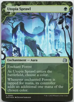 Utopia Sprawl 63 Wilds of Eldraine: Enchanting Tales Magic: The Gathering Foil - Image 1