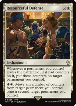 MTG - Resourceful Defense - Final Fantasy - X1 - (NM) - #P8764 - Image 1