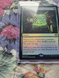 MTG Magic the Gathering Worldly Tutor (353/521) Dominaria Remastered NM- Retro - Image 4