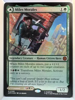 Miles Morales Foil M Marvel's Spider-Man 108 NM - Image 1