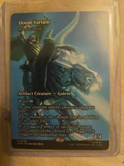 MTG Doom Variant Roaming Throne Alex Ross M0099 Marvel Rare NM English - Image 1