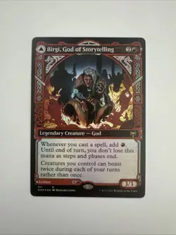 Birgi, God of Storytelling (Showcase) Kaldheim Foil - Image 1