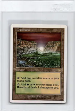 Magic MTG - Brushland EX-NM Sixth 6th Edition - Image 1