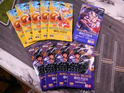 One Piece OP-15/OP-14/OP-10 Sleeved Booster Pack Lot of (x10) - Image 1
