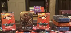 Sealed One Piece TCG (OP-13) Tin (Vol 2) & (OP-13) Booster Pack Lot! - Image 1