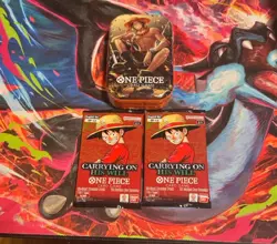 Sealed One Piece TCG (OP-13) Tin (Vol 2) & (OP-13) Booster Pack Lot! - Image 3