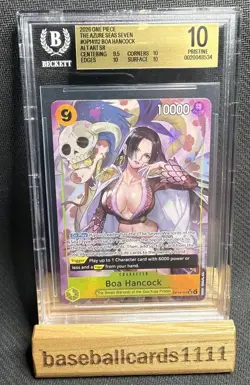 One Piece Boa Hancock SR Alt Art OP14 Azure Sea's Seven BGS 10 P3 - Image 1