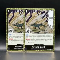 Ground Death Foil OP14-096 The Azure Sea's Seven One Piece English - Image 1