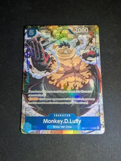 Monkey D Luffy Treasure Rare OP11-058 (TR) One Piece OP13 Carrying On His Will - Image 1
