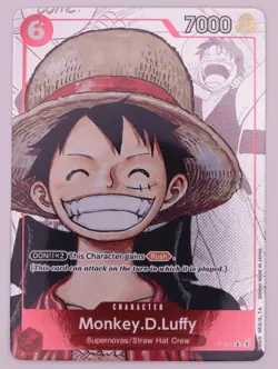 Monkey D Luffy Manga Promo 25th Anniversary Alt Art P-001 One Piece Card English - Image 1
