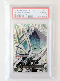 PSA 10 One Piece Demon Aura Nine Sword Style Asura Blades Drawn Dead Man's Game - Image 2