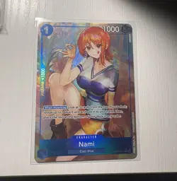 Bandai One Piece CCG Nami OP09-051 Alt Art Holo Rare EN 1000 Power - Image 1