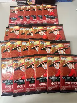 One Piece TCG: Carrying On His Will Booster Pack OP13 English (LOT OF 24) Sealed - Image 1
