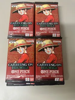 One Piece TCG: Carrying On His Will Booster Pack OP13 English (LOT OF 24) Sealed - Image 3