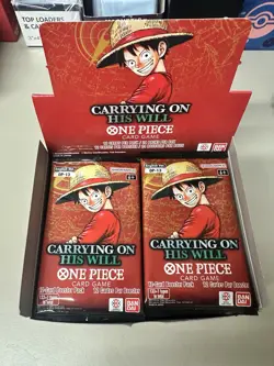 One Piece TCG: Carrying On His Will Booster Pack OP13 English (LOT OF 24) Sealed - Image 4