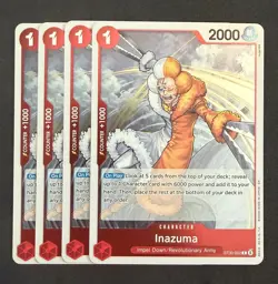 One Piece TCG - Inazuma ST30-002 C Foil Playset (x4) - Starter Deck - Image 1