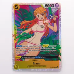 One Piece TCG Nami OP08-106 SR Two Legends - English - Image 1
