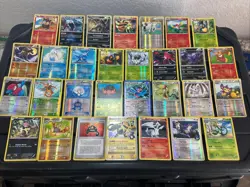 (30) Pokemon Cards Lot WOTC Vtg Holo STAMPED REVERSE Ninetales Reshiram Houndoom - Image 1