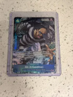 Mr.3 (Galdino) Alternate Art SR (OP16-056) One Piece TCG The Time of Battle NM - Image 1