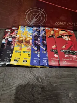One Piece English Sleeved💥OP-13 0P-14 OP-15 AND OP- 16💥 8 Sleeved Pack Total💯 - Image 2