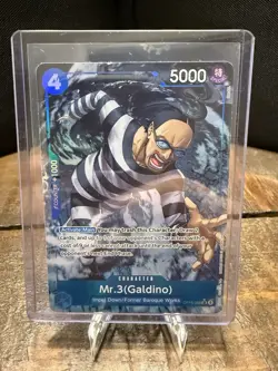 Mr.3 (Galdino) OP16-056 SR Alt Art FRESHLY PULLED One Piece NM - Image 1