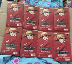 One Piece OP13 Carrying On His Will Eight Sleeved Booster Packs: Factory Sealed - Image 1