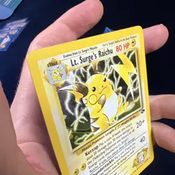 Lt. Surge's Raichu 11/132 Gym Challenge Holo Rare Pokemon Card - Image 5