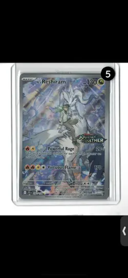 Pokemon TCG Journey Together Stamped Card 167/159 N's Reshiram (Sealed) - Image 1
