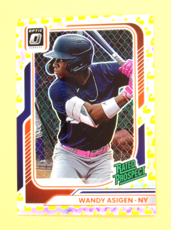 2026 Donruss Optic Wandy Asigen 126/149 Flex Rated Prospect #170 New York Mets - Image 1