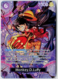 Monkey D. Luffy SP OP-15 Adventure on KAMI's Island One Piece ST26-005 ENGLISH - Image 1
